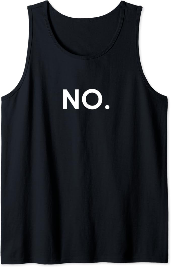 No Funny Tank Top Amazon.co.uk Fashion